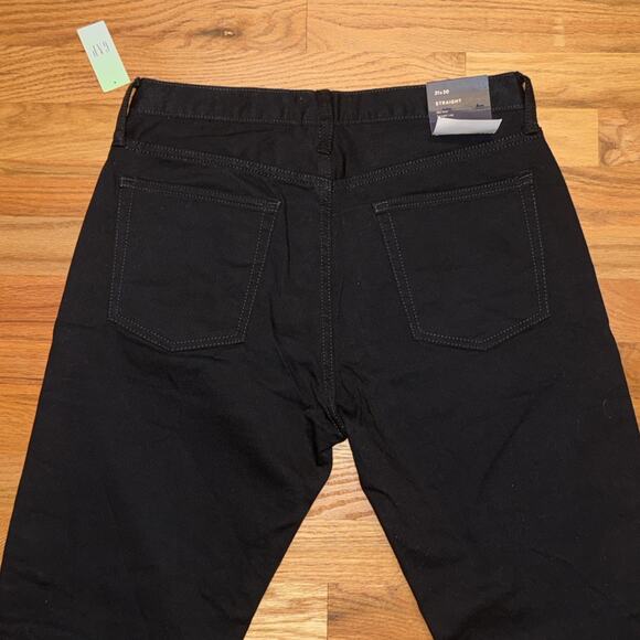 Gap Denim Jeans Men's 31x30 Black Mid Rise Straight Leg New With Tags! - Picture 6 of 8